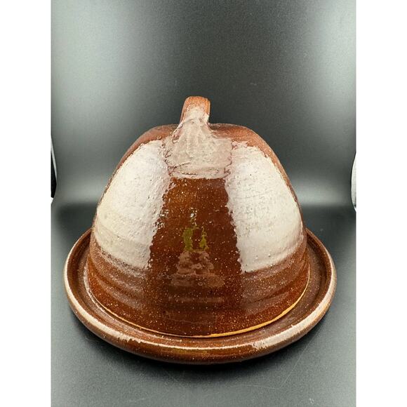 Glazed Pottery, Domed Butter Dish - Picture 5 of 8